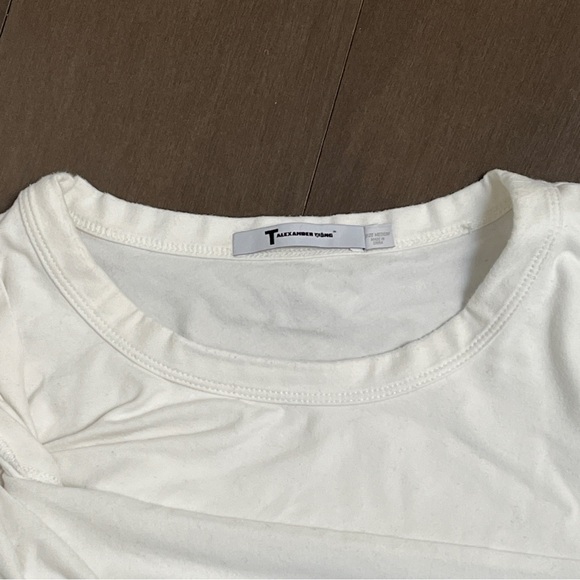 alexander wang - twist short sleeve t-shirt - Picture 4 of 4
